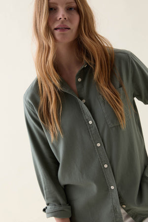 Bramber Khaki Lightweight Twill Shirt