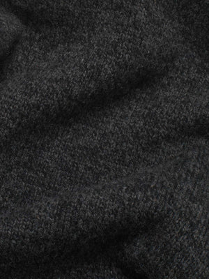 Enhance your look with the Savernake Charcoal Mock Neck Jumper. This versatile piece combines warmth and style and features a mock neck design for modern style.